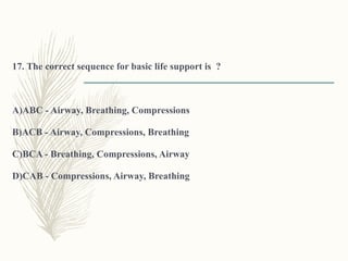 BASIC AND ADVANCED LIFE SUPPORT UPDATED VERSION | PPTX