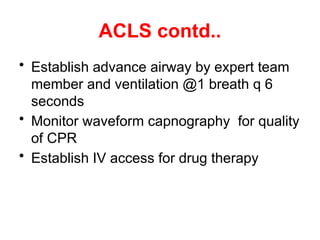 Comprehensive Guide to Code Blue Management and ACLS Protocols in ...