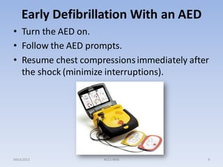 Acls Defib Guidelines.pdf ACLS 2020 guidlines updates in critical care | PDF