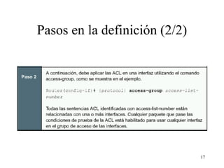 Pasos en la definición (2/2) 