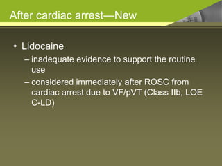 ACLS: Management of Cardiac Arrest 2015 | PPTX