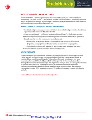 Post Rosc Acls Card ACLS 2020 | PDF