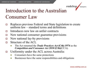 Consumer Protection: