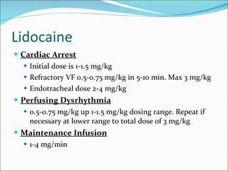 Acls medications | PPT