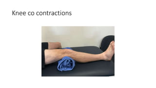 Knee co contractions
 