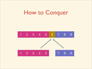 How to Conquer


1   2   3   4   5   6   7   8   9




1   2   3   4   5       7   8   9
 