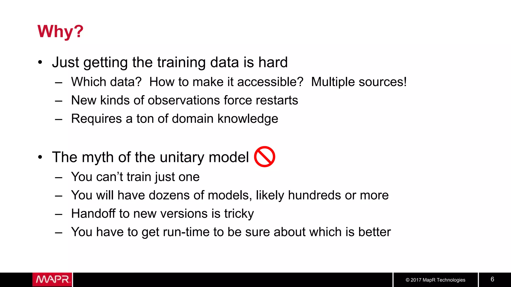 Machine Learning Logistics | PPT