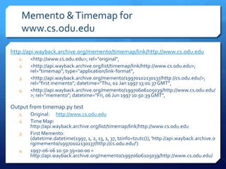 ODU ACM Python & Memento Presentation | PPT