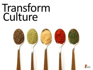 Transform
Culture
 