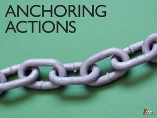 ANCHORING
ACTIONS
 