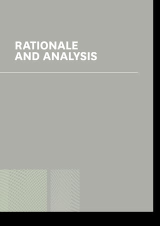 53 
RATIONALE 
AND ANALYSIS 
 
