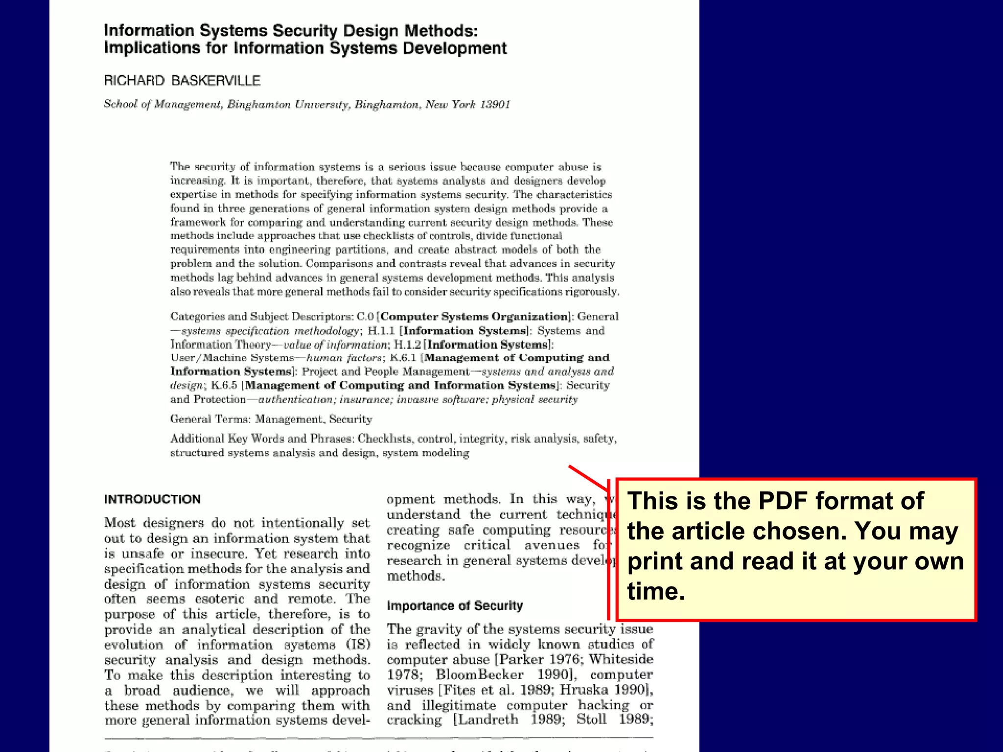 This is the PDF format of the article chosen. You may print and read it at your own time. 