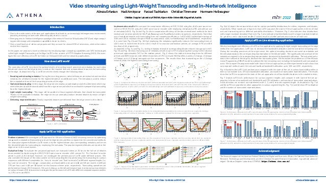 Video streaming using light-weight transcoding and in-network intelligence