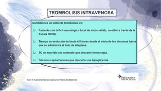 TROMBOLISIS INTRAVENOSA
 