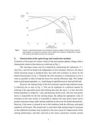The Polyphase Induction Motor | PDF