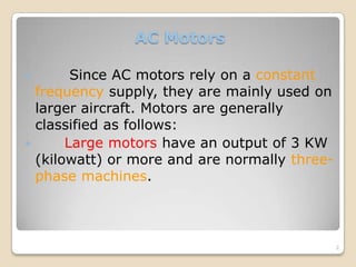 AC MOTORS