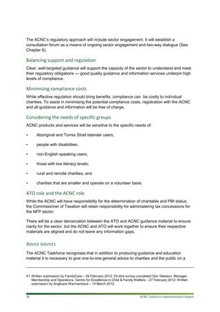 ACNC Implementation Report | PDF