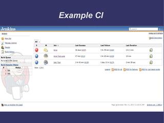 Long term, maintainable tests 