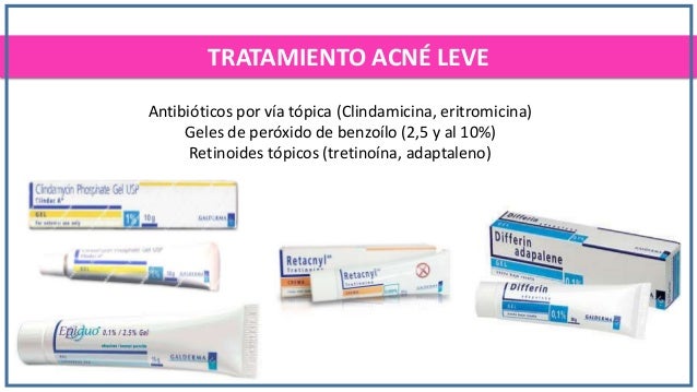 Eritromicina para acne