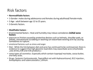 Acne vulgaris | PPTX