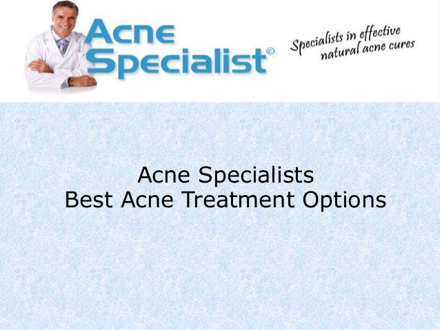 Best treatment options for acne