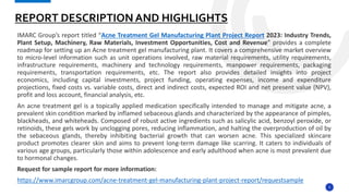Acne Treatment Gel Manufacturing Process, Machinery Requirements and ...