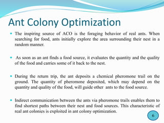 Ant Colony Optimization for Load Balancing in Cloud | PPTX