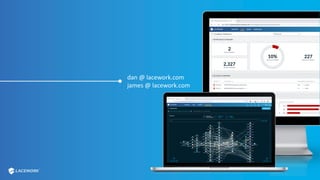 dan @ lacework.com
james @ lacework.com
 