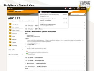StudyDesk – Student View
 