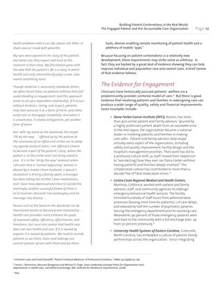 Building Patient-Centeredness in the Real World:
The Engaged Patient and the Accountable Care Organization

health problem...