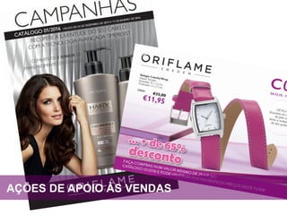 AÇÕES DE APOIO ÀS VENDAS
 
