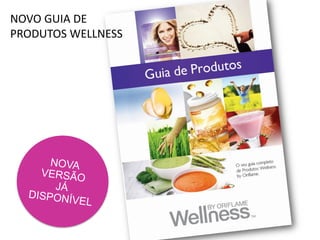 NOVO GUIA DE
PRODUTOS WELLNESS
 