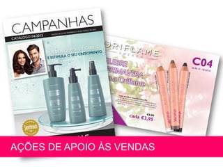 AÇÕES DE APOIO ÀS VENDAS
 