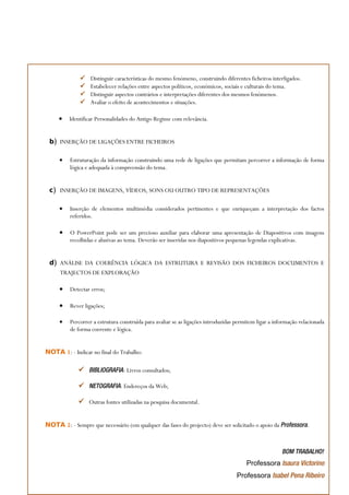 Acção de Formação - Guião de Trabalho