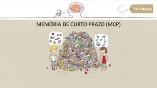 MEMÓRIA DE CURTO PRAZO (MCP)
 