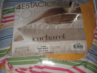 MANTELES CACHAREL:  Hilo, 2.5m largo  $ 48.00 Hilo 2.0m largo  $ 40.00 Hilo red. 1.80  $ 42.00 Caja alg/pol. Red.1.80m o Rect. 2.0m con 6 serv.  $ 48.00 