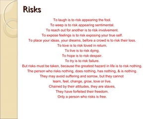 A Collection of Inspirational Poems | PPT