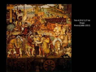 Tela 4,29 X 5,27 de
       Diego
Rivera(1886-1957)
 