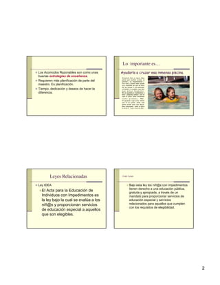 Acomodo Razonable | PDF