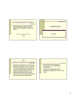 Uso Razonable Acomodo Razonable | PDF