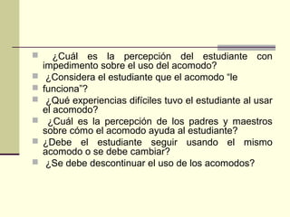 Acomodo razonable | PPT