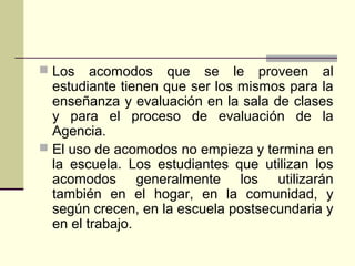 Acomodo razonable | PPT