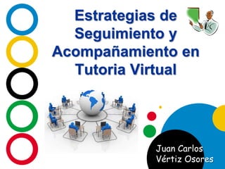 Estrategias de
Seguimiento y
Acompañamiento en
Tutoría Virtual
Juan Carlos
Vértiz Osores
 
