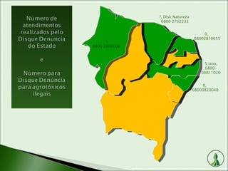 0,  08000820040 ? 0800 2806006 5/ano, 0800- 00811020 ?, Disk Natureza  0800 2752233 0,  08002810055 