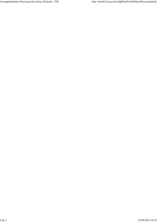 Acompanhamento Processual da Justiça Eleitoral - TSE http://inter03.tse.jus.br/sadpPush/ExibirPartesProcessoJud.do
2 de 2 22/09/2016 18:55
 