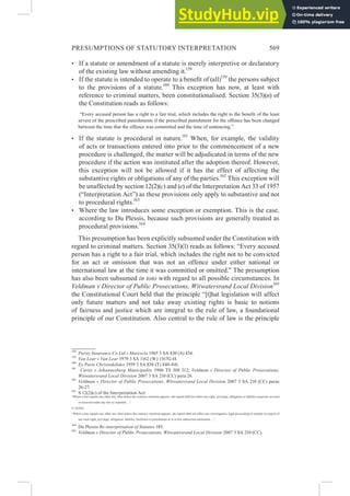 A COMPARATIVE ANALYSIS OF COMMON-LAW PRESUMPTIONS OF STATUTORY ...
