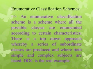 A comparative analysis of library classification systems | PPTX