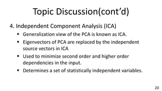 A comparative review of various approaches for feature extraction in ...
