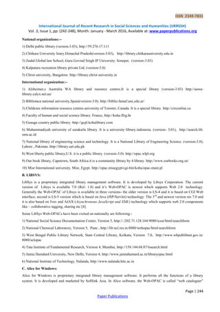 A Comparative Study of Library Web-OPAC on Different Library Management ...