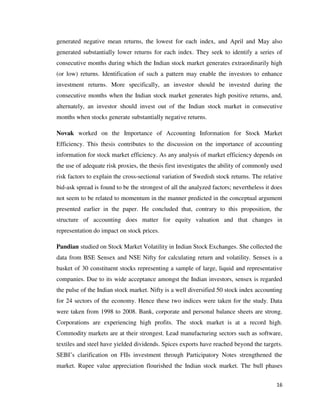 A comparative study of structure of indian stock exchange and selected ...